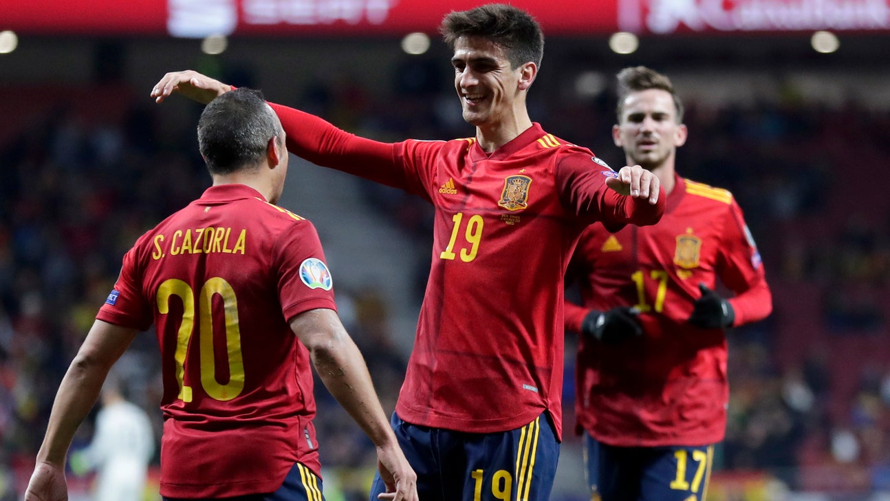 Spain routs Romania 5-0 in its last qualifier for Euro 2020