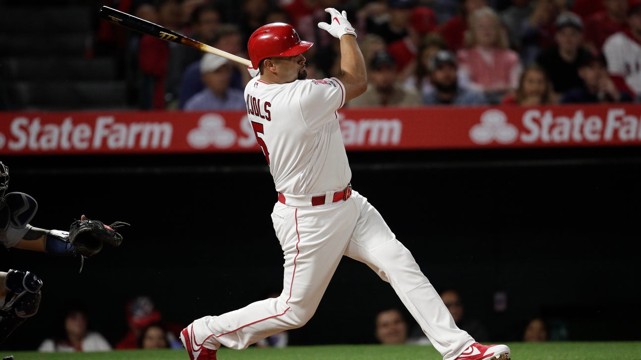 Angels' Albert Pujols ties Babe Ruth with 1,992nd career RBI