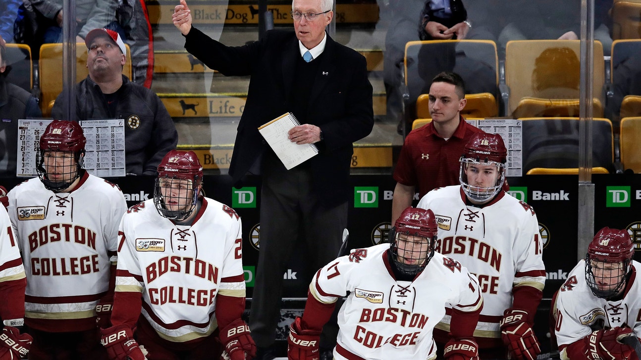 Boston College signs hockey coach York to extension