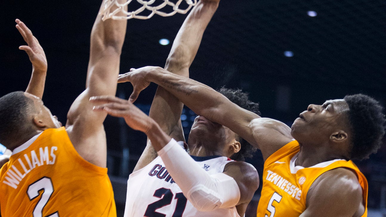 Schofield’s 3 lifts No. 7 Tennessee over No. 1 Gonzaga 76-73