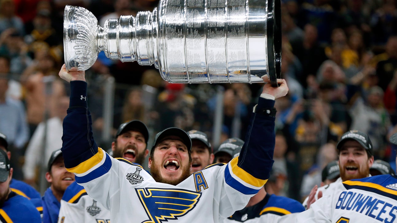 Bouwmeester and Blues' greybeards finally lift Stanley Cup