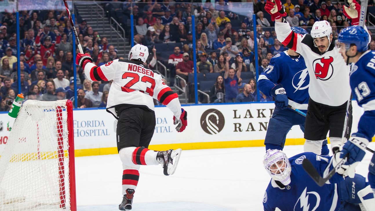 Point scores twice, Lightning stop Devils 5-2