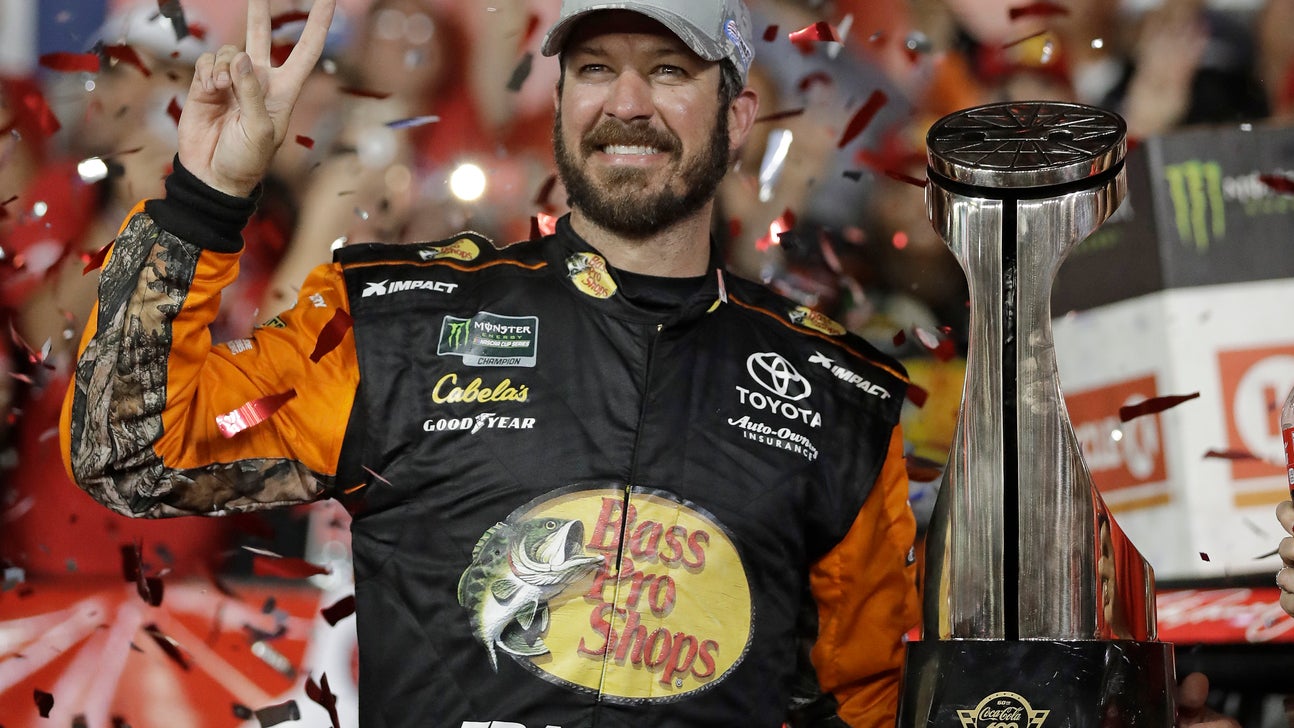 Four-wide pass lifts Truex to second Coca-Cola 600 victory