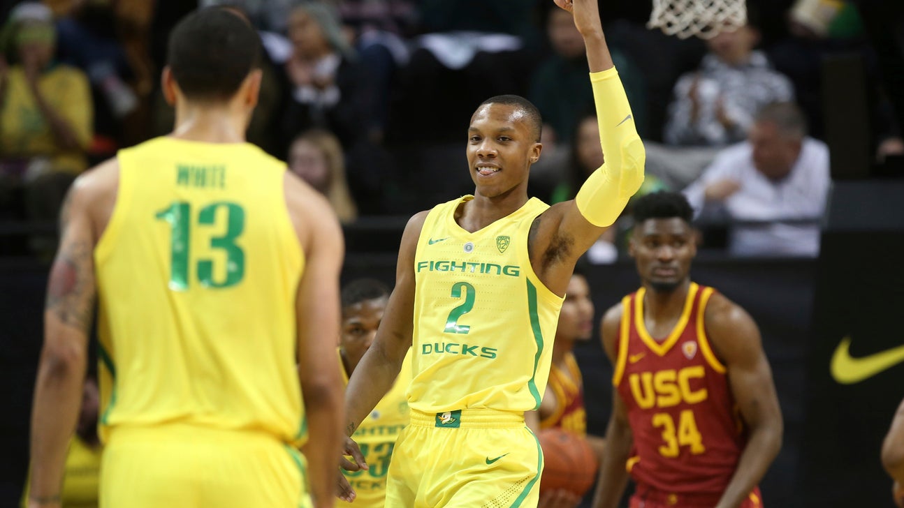 King, White help Oregon snap skid, beat USC 81-60