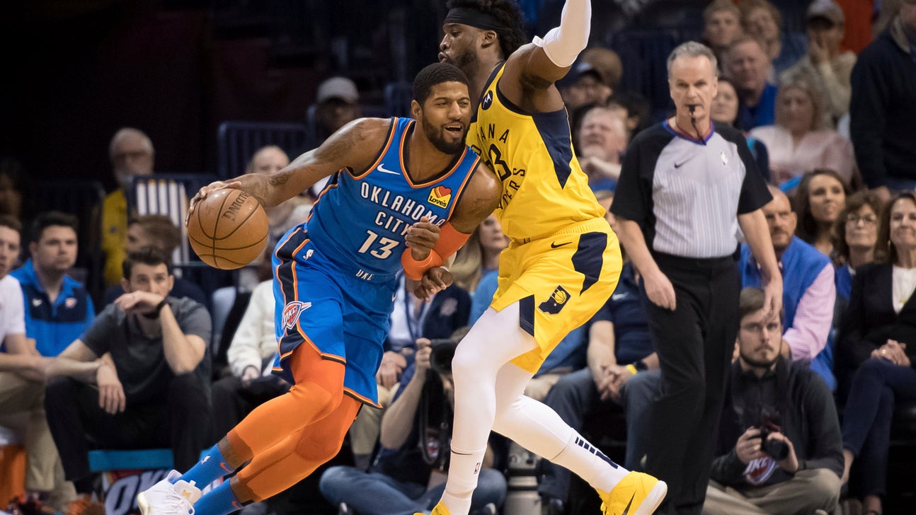 George scores 31 vs. former team, helps Thunder top Pacers