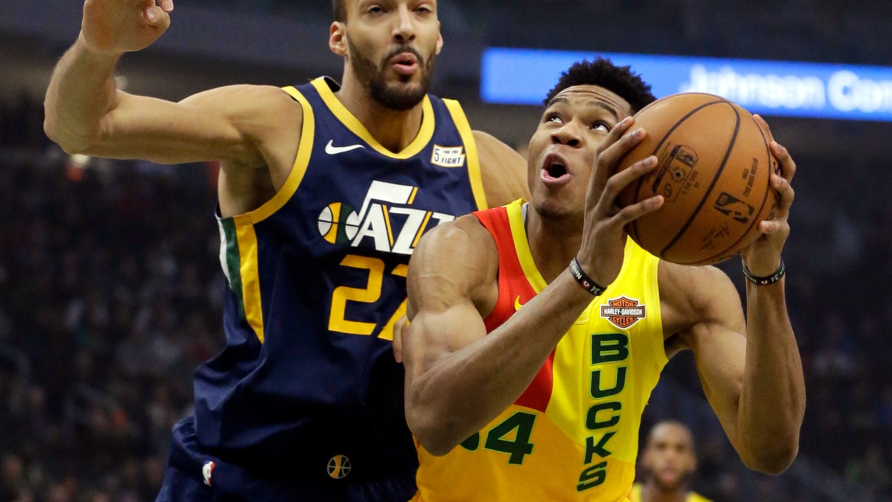 Antetokounmpo scores 30 points as Bucks down Jazz 114-102