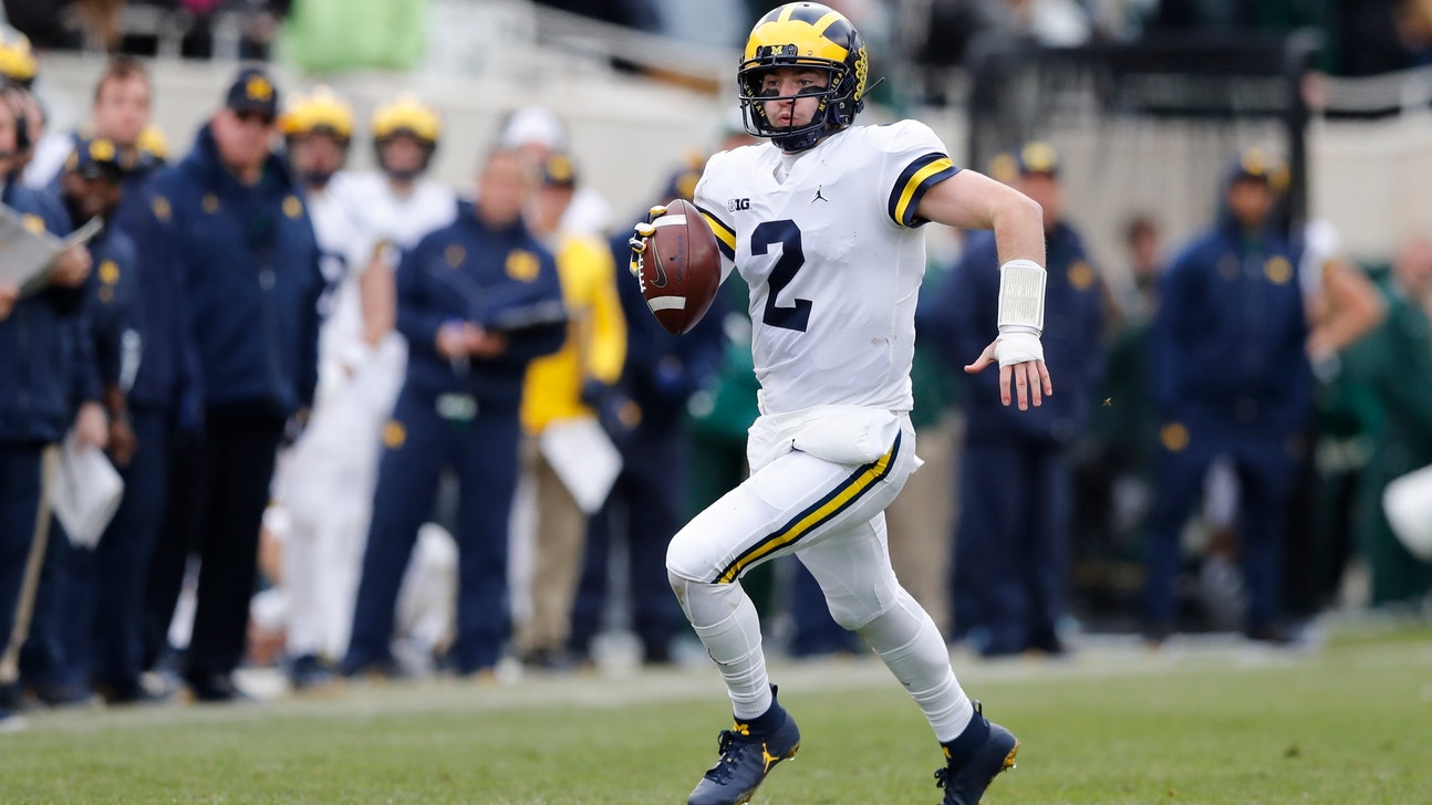Patterson-led No. 6 Michigan tops No. 24 Michigan State 21-7