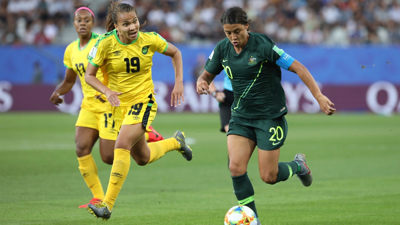 Kerr has 4 goals and Australia beats Jamaica 4-1