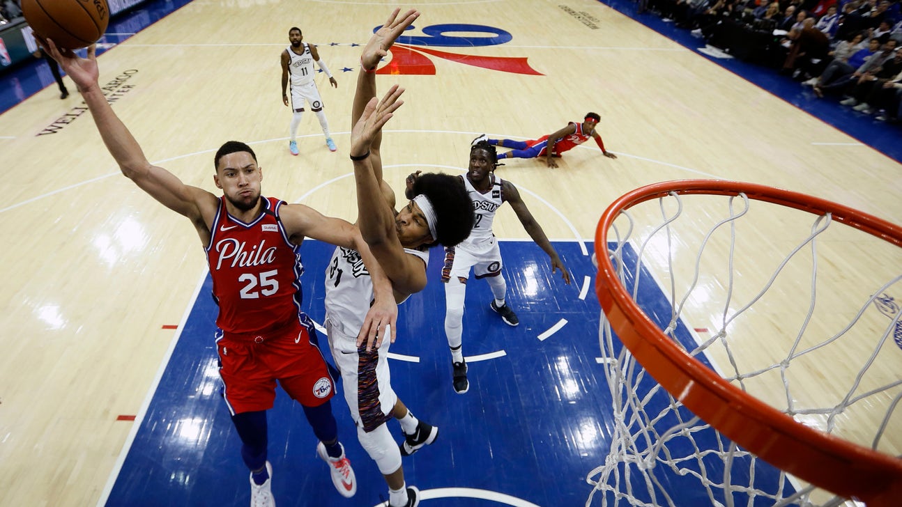 Harris scores 34, leads Sixers past Nets 117-106