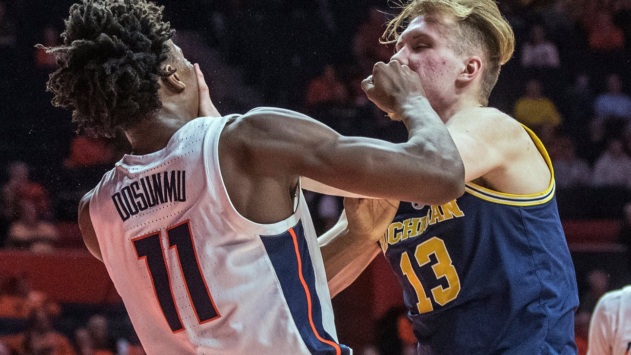 No. 2 Michigan beats Illinois 79-69 to improve to 16-0