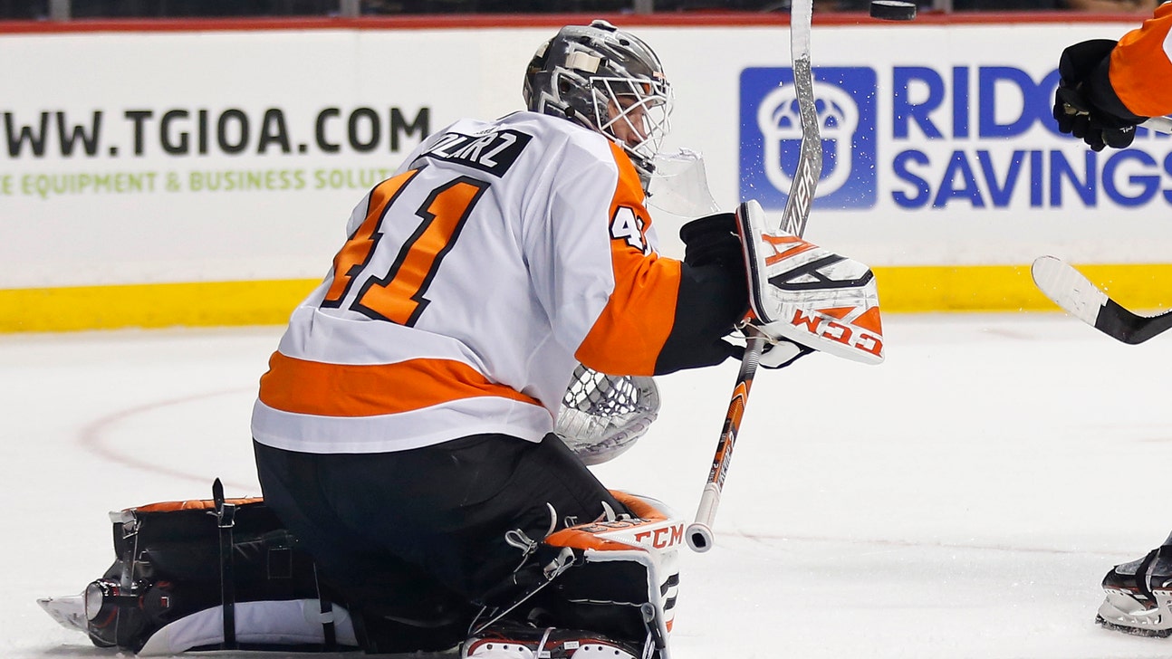 Flyers top Islanders behind Stolarz’s 31 saves