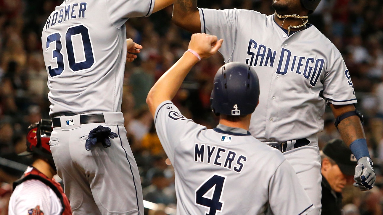 Reyes homers twice, Padres knock off Diamondbacks 6-2