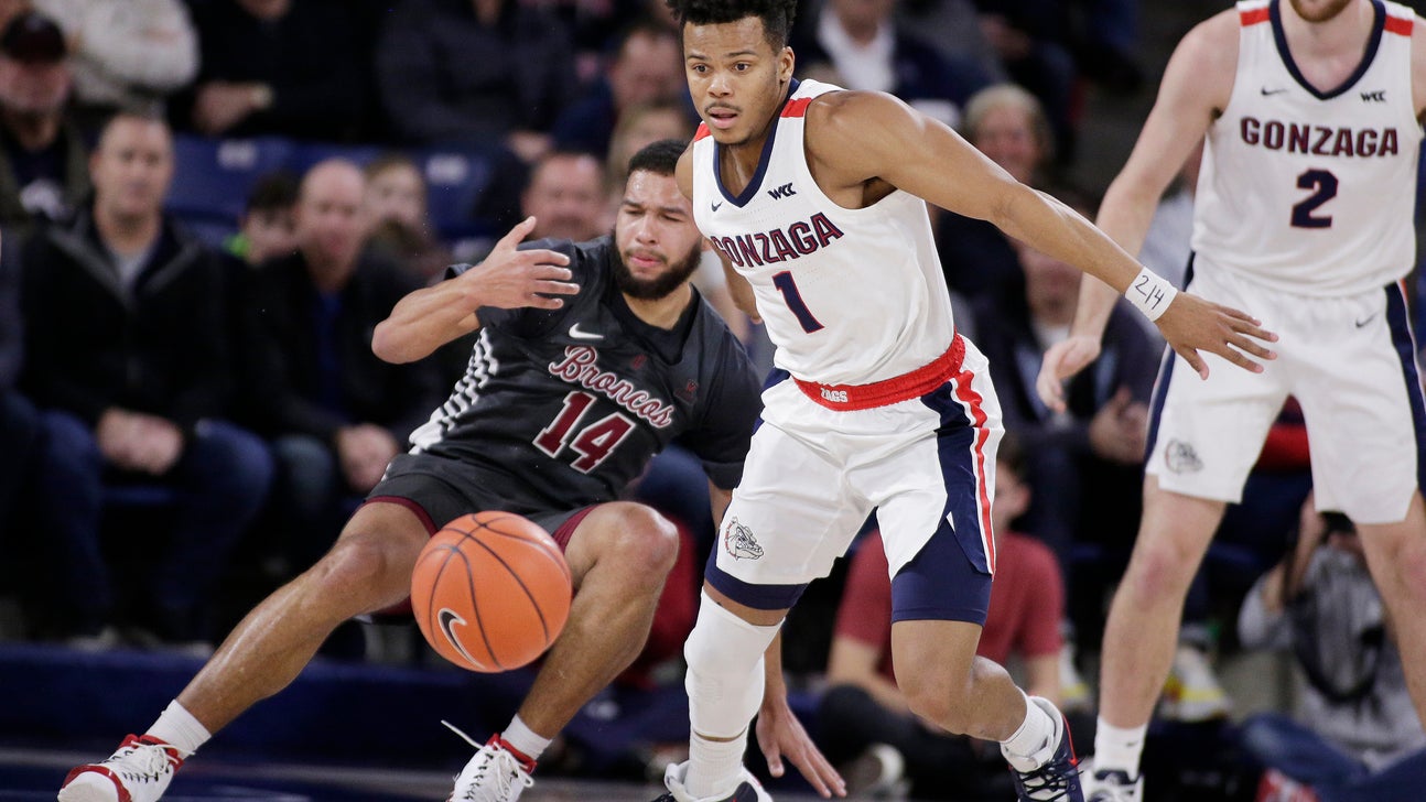 Ayayi leads No. 1 Gonzaga over Santa Clara 104-54