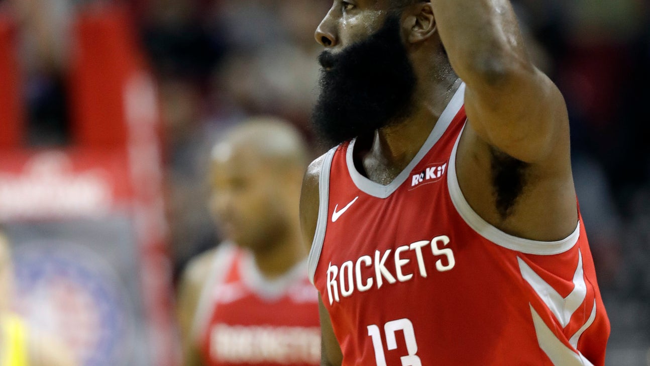 Harden scores 27 as Rockets rout Warriors 107-86