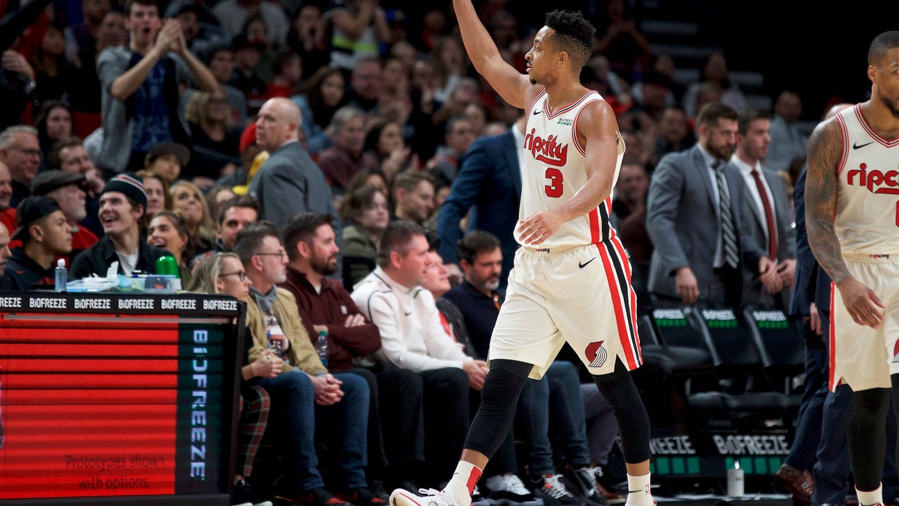 Lillard, Whiteside lift Blazers over Warriors 122-112