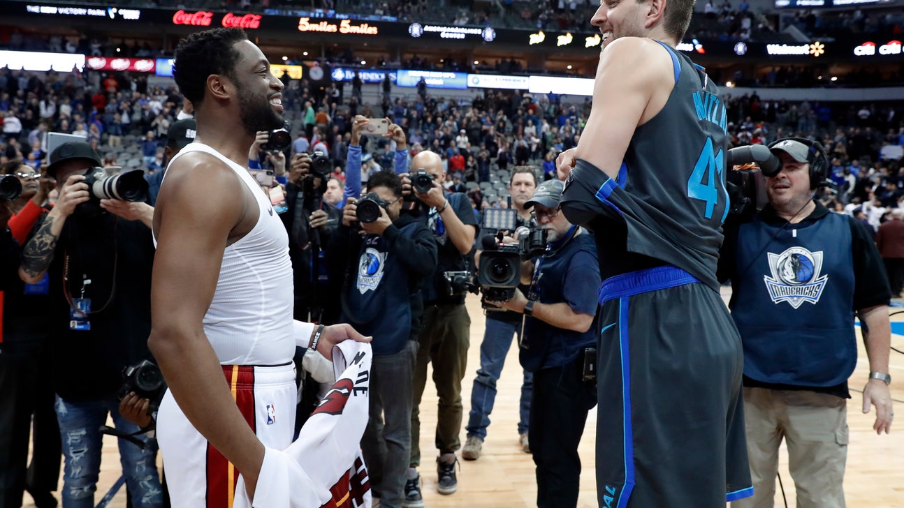 Wade, Nowitzki share eventful history as honorary All-Stars