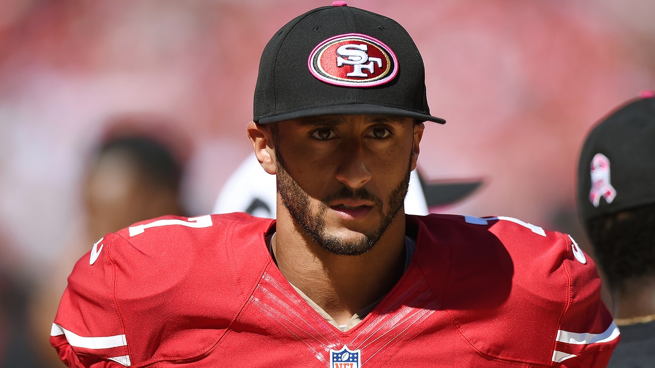 Colin Kaepernick's must-see reaction to having inappropriate language fine cut in half