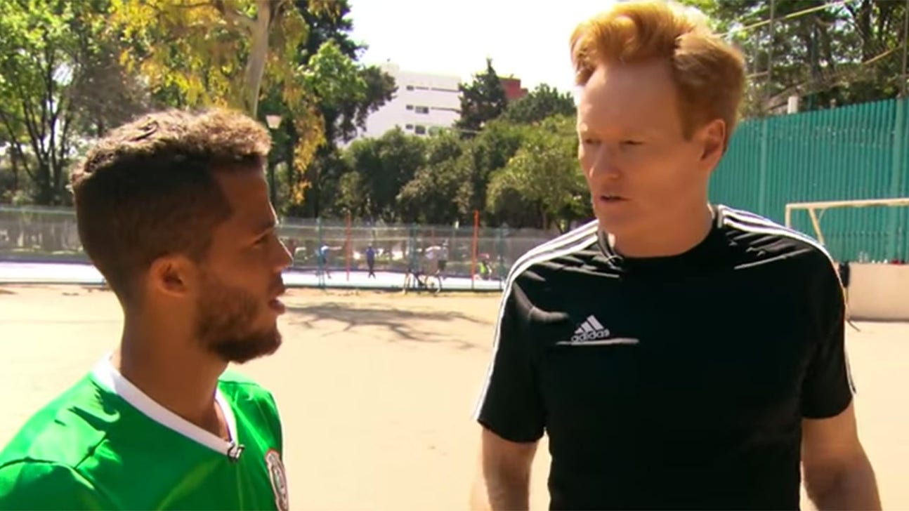 Watch: Conan O'Brien brought Giovani Dos Santos to a pickup soccer game in Mexico