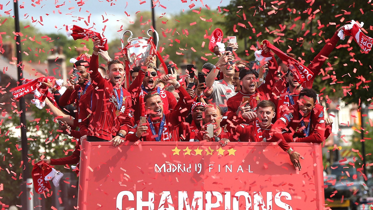 Liverpool celebrates Champions League win with bus parade