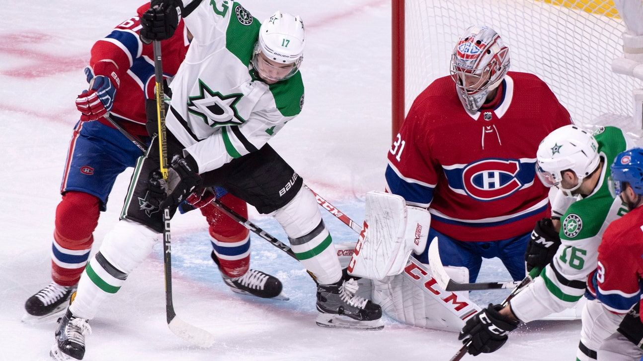 Shore has 3 points, Bishop 34 saves to lift Stars over Habs