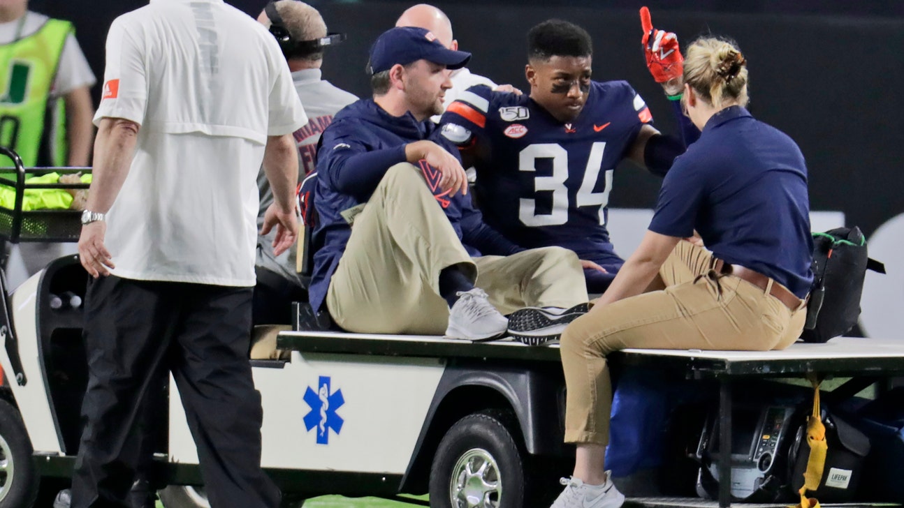 Virginia star cornerback Bryce Hall out for season