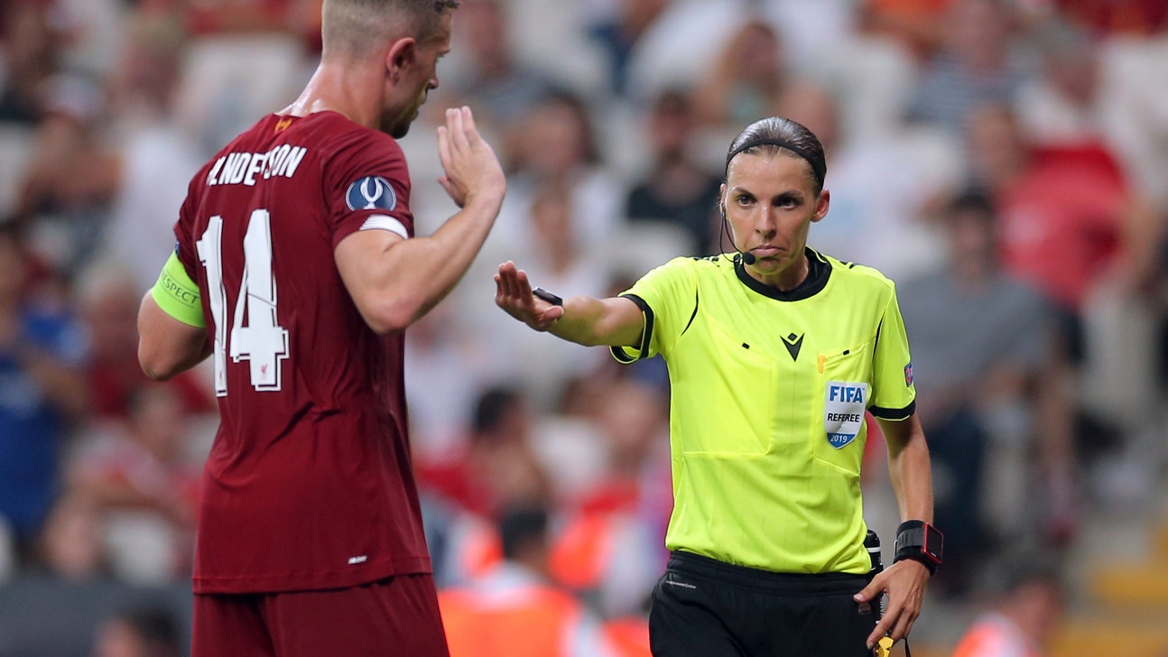 Calm and in control, Frappart blazes trail for female refs