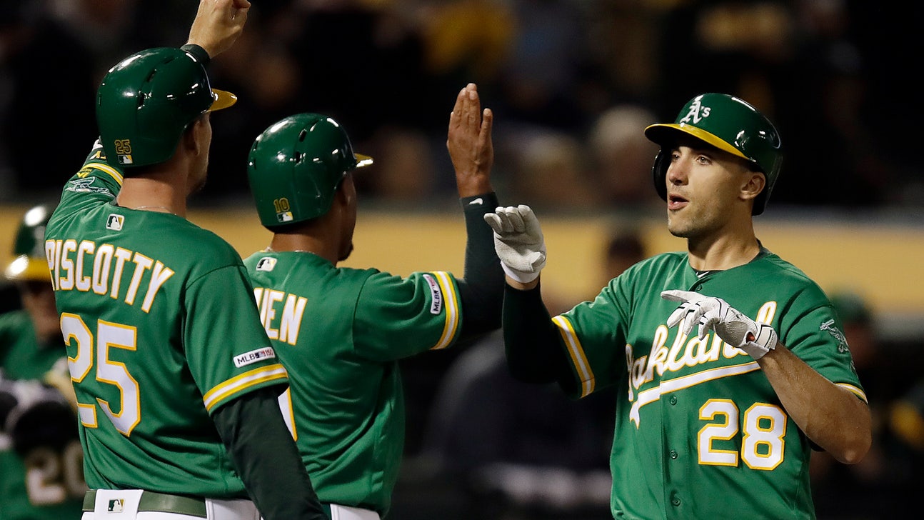 Olson, Canha go back-to-back in A’s 6-2 win over Mariners