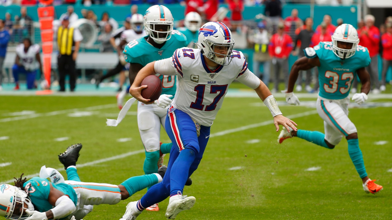Josh Allen throws 3 TD passes to help Bills beat Miami 37-20