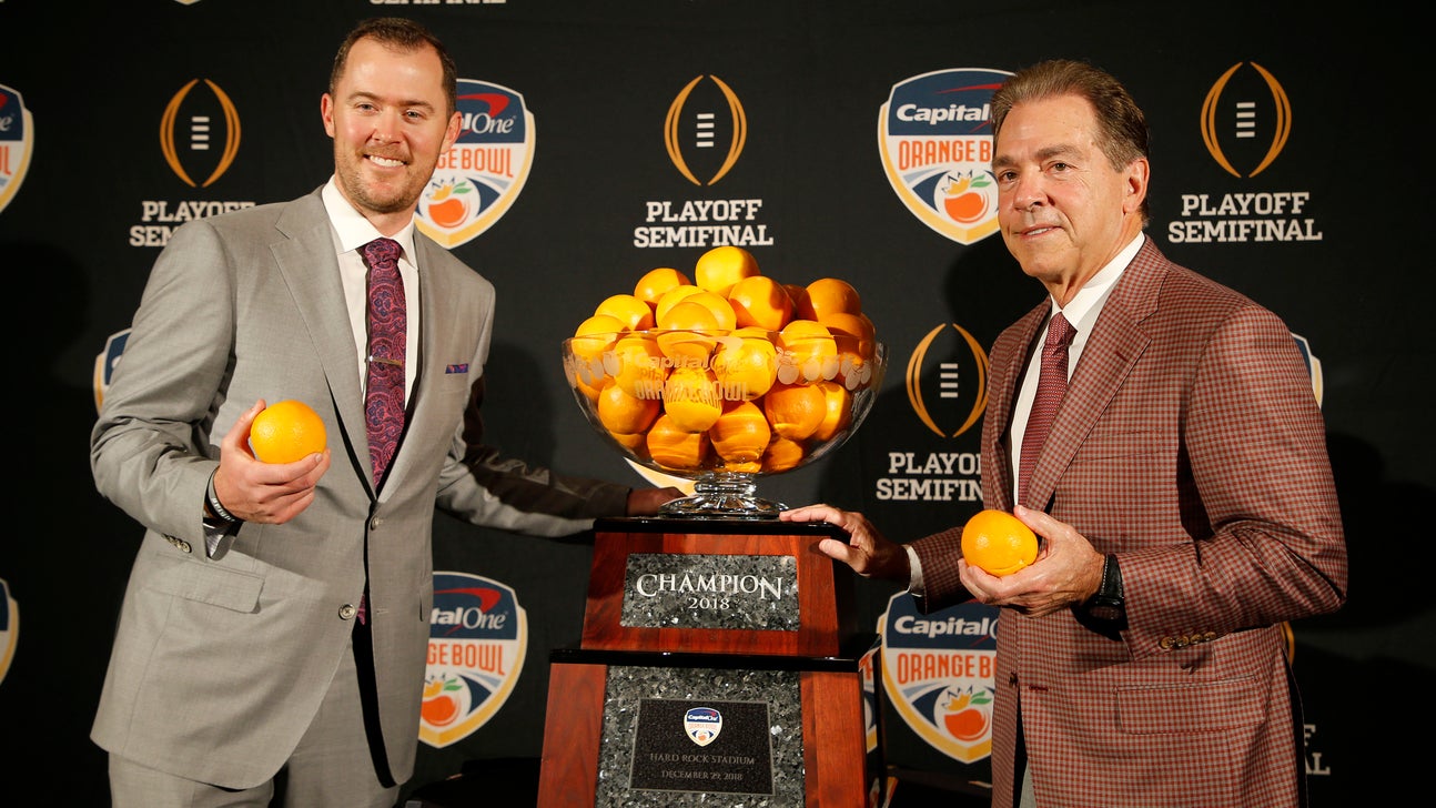 College Football Playoff: Bama vs OU; Clemson vs Notre Dame