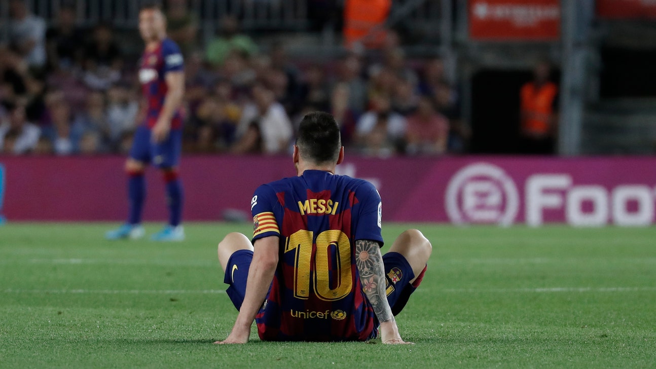 Messi hurt again as Barcelona beats Villarreal 2-1