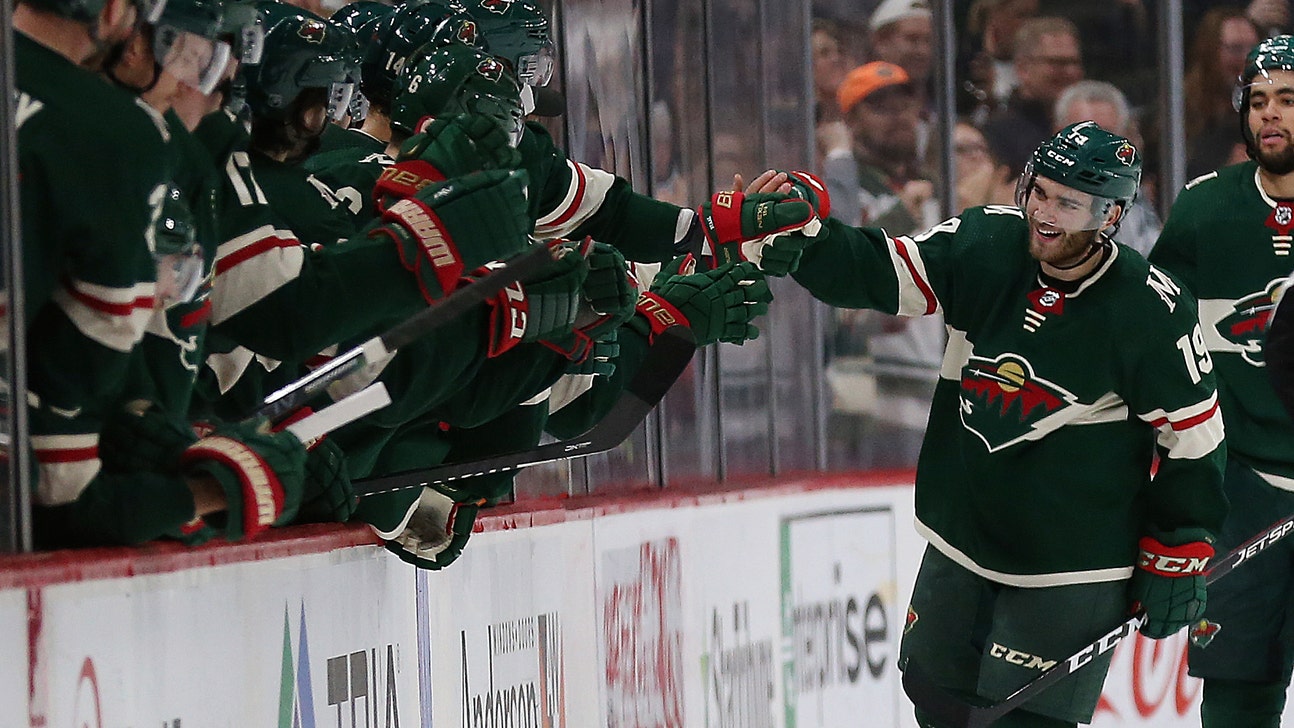 Dubnyk records shutout as Wild blank Flames 3-0