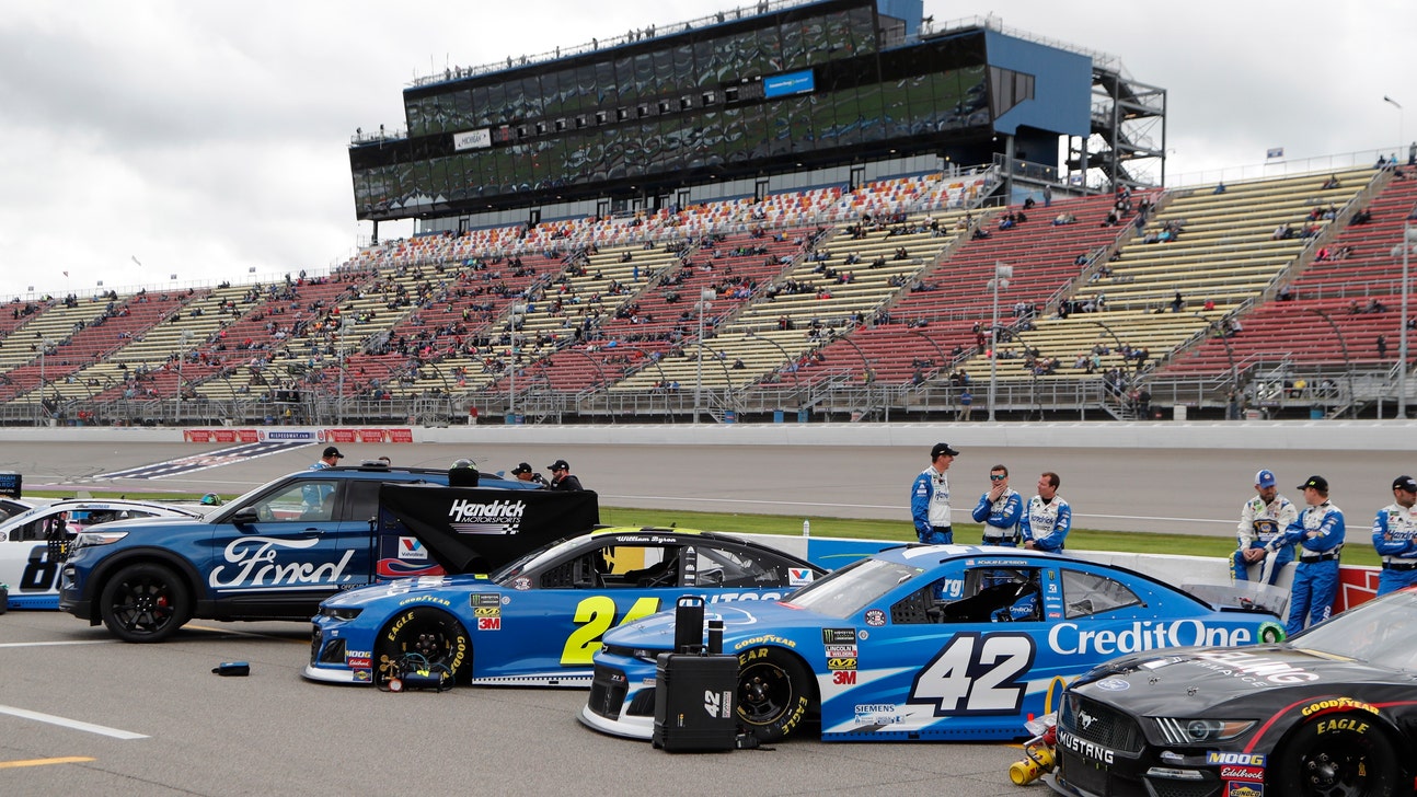 The Latest: Logano edges Kurt Busch, Truex in overtime