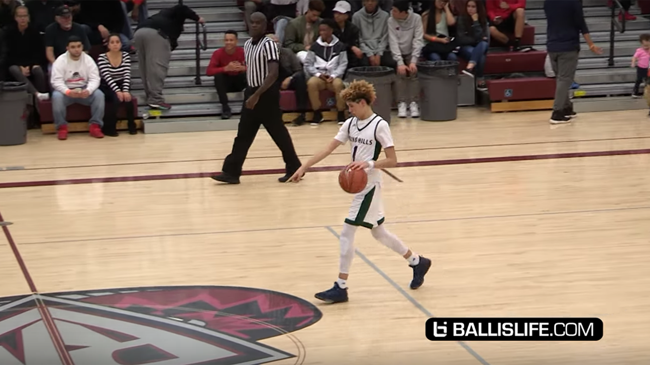 Lonzo Ball's little brother calling his halfcourt shot was as disrespectful as it gets