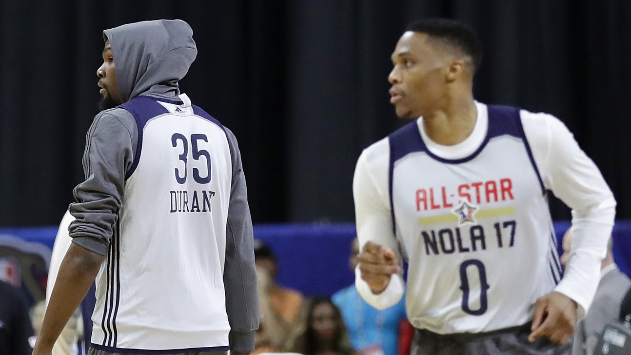 Kevin Durant threw Russell Westbrook an oop in the All-Star Game and everyone cared