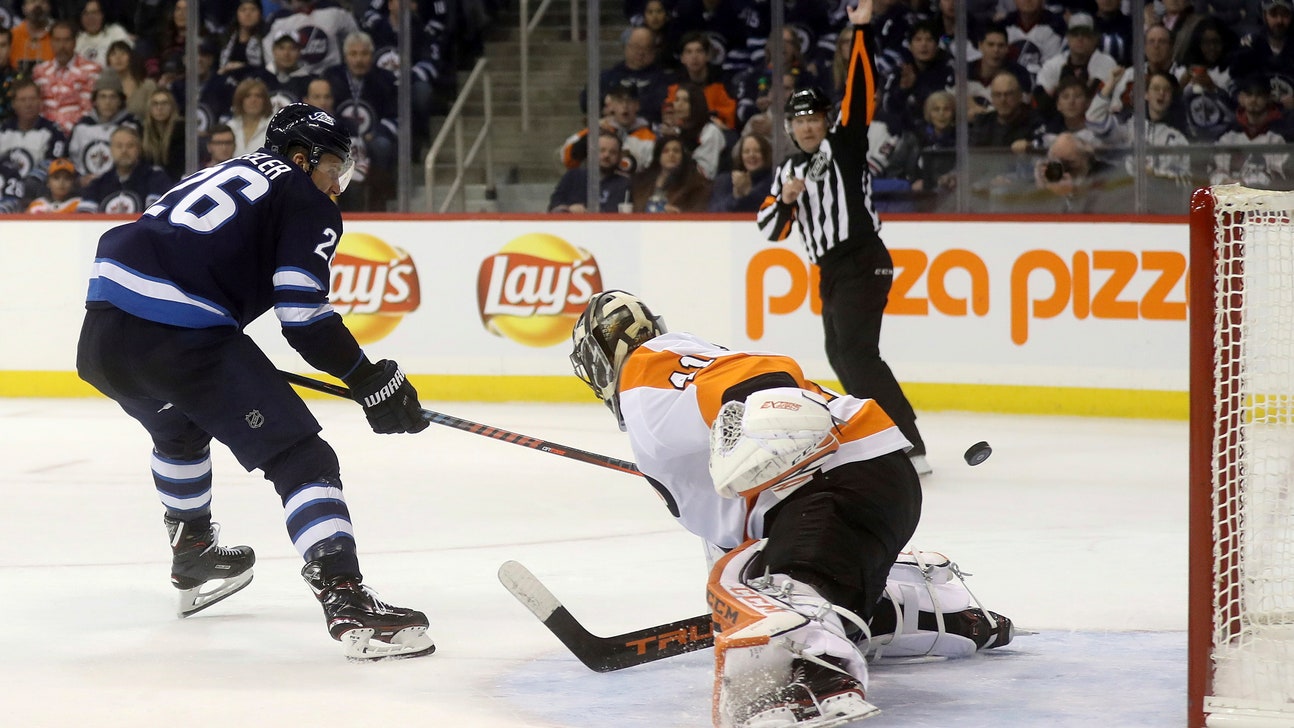 Jets get 3 on power play, rout Flyers 7-1