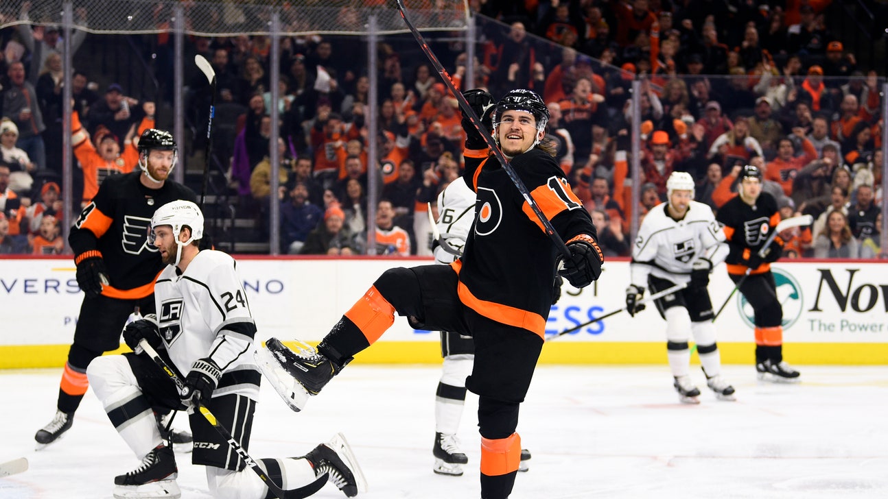 Konecny leads Flyers past Kings 4-1