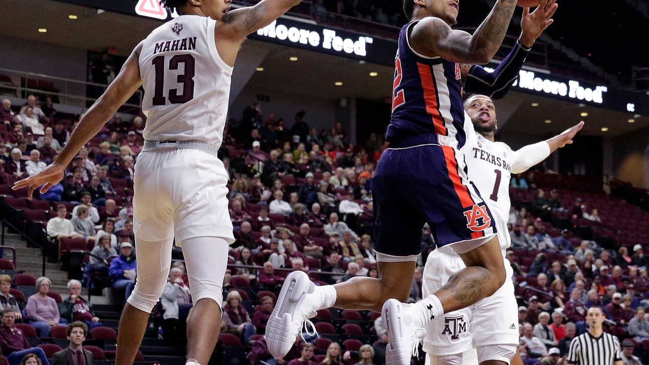 Brown’s scoring spurt leads No. 14 Auburn past Texas A&M