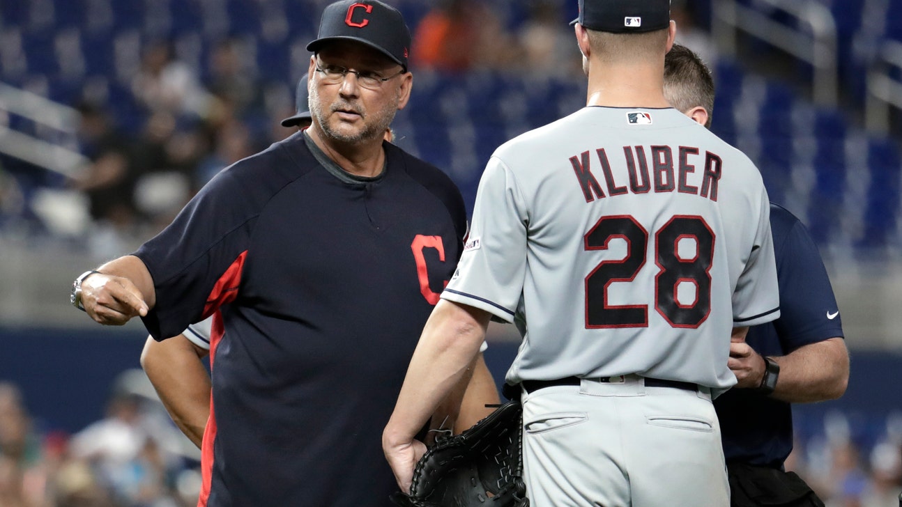 Indians anxiously await results on ace Kluber’s arm injury