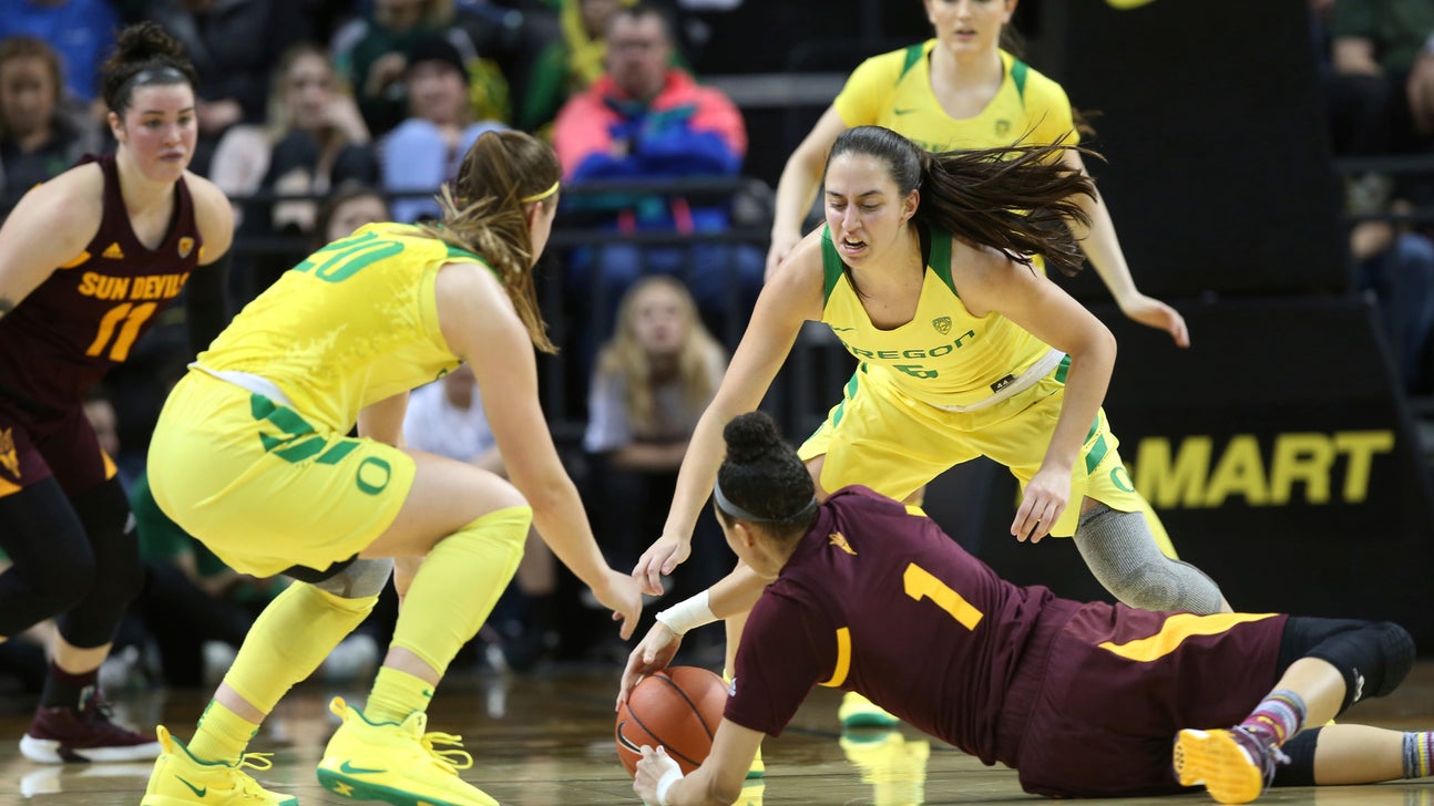 Ionescu scores 31, No. 5 Ducks top No. 19 Sun Devils 77-71