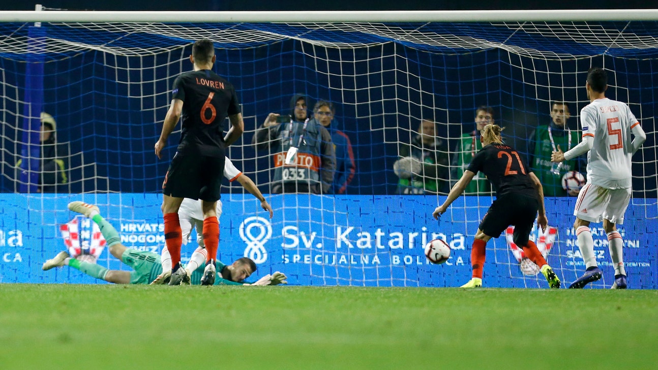 Croatia beats Spain to set up Nations showdown with England