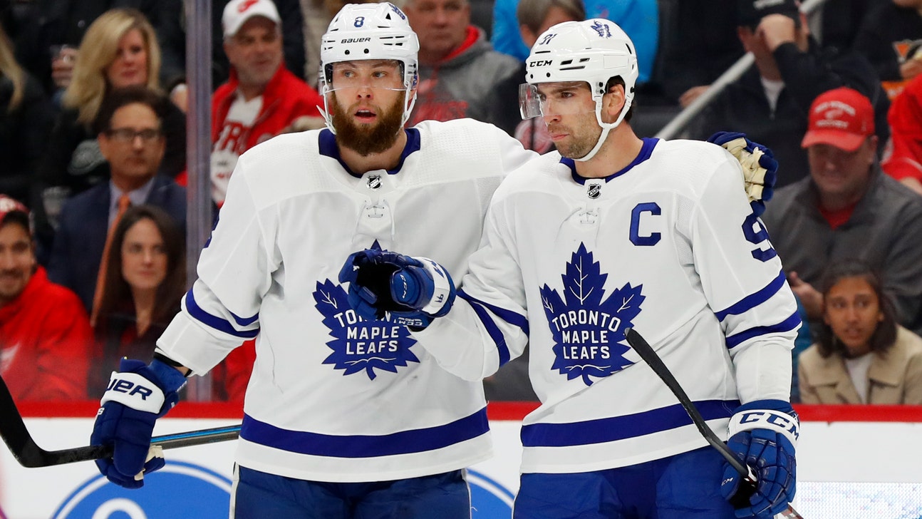 Johnsson leads Maple Leafs to 6-0 win over Red Wings