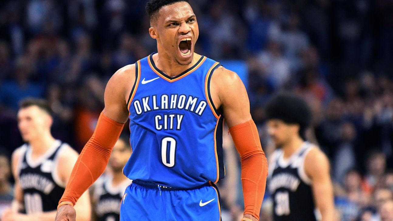 Westbrook has triple-double, Thunder beat Nets 108-96