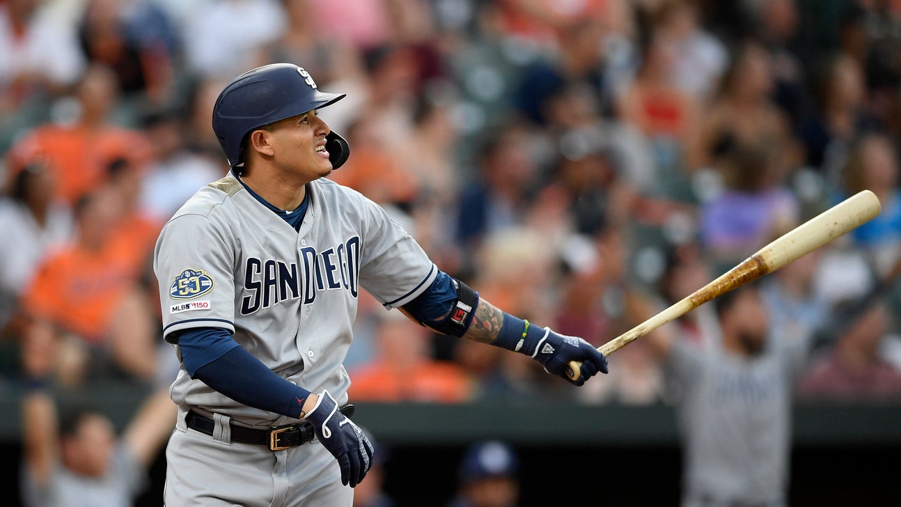 Machado enjoys happy return in Padres' 8-3 win over Orioles