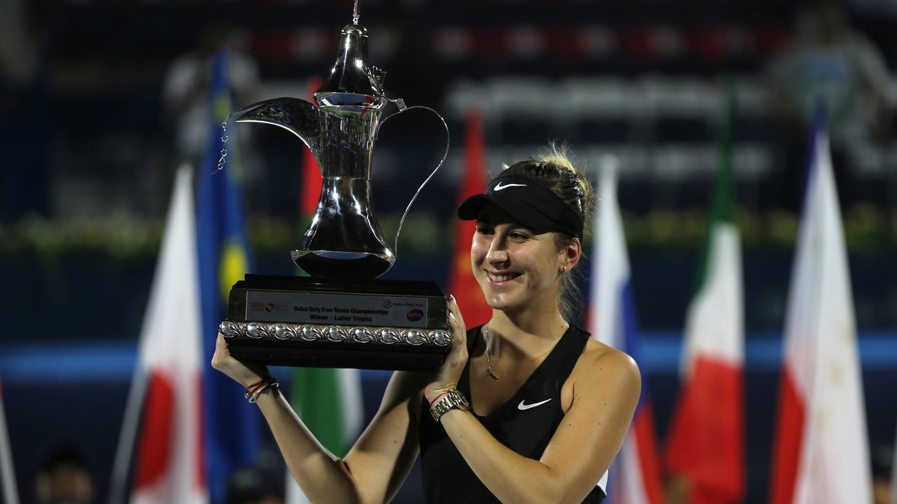 Bencic beats Kvitova to win Dubai Championships title