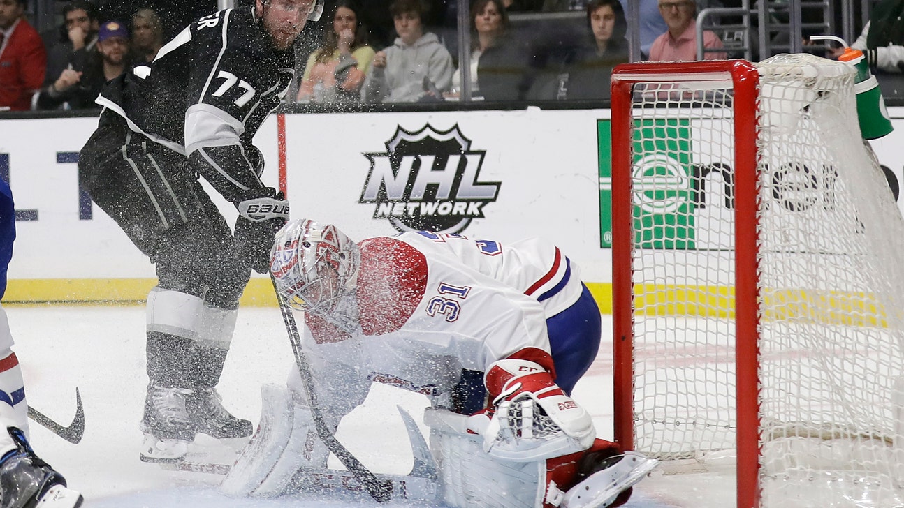 Price ties Plante on wins list, Canadiens beat Kings 3-1