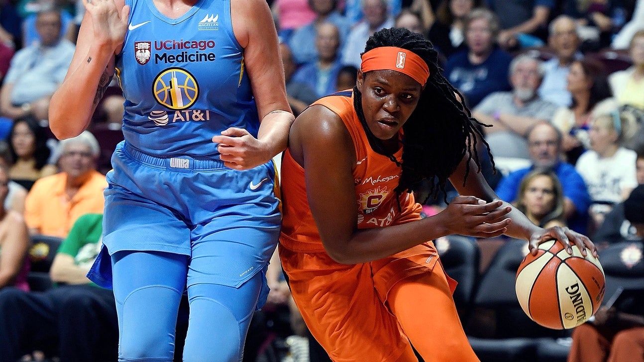 Jones leads Sun past Sky 100-94 for 5th straight win