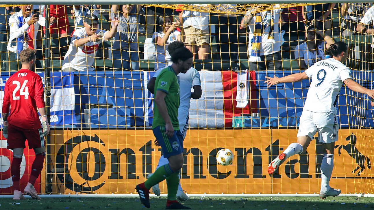 Galaxy beat Sounders for Kinnear's 1st win as interim coach