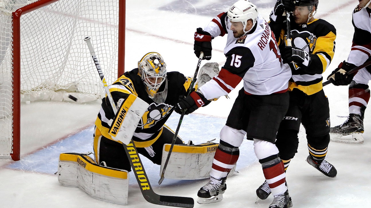 Jarry spoils Kessel's return, Penguins beat Coyotes 2-0