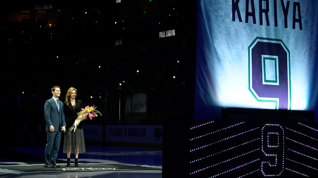 Anaheim Ducks retire Hall of Fame scorer Paul Kariya’s No. 9