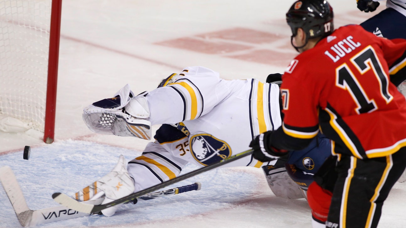 Lucic scores 1st goal with Flames in 4-3 win over Sabres